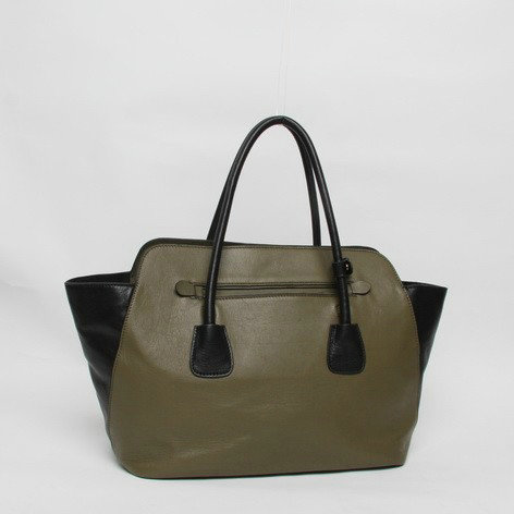 2014 Prada Original Soft Calfskin Tote Bag BN2673 khaki